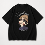 CuteStyle – Trendigt & bekvämt – T-shirt med överdimensionerat serietryck
