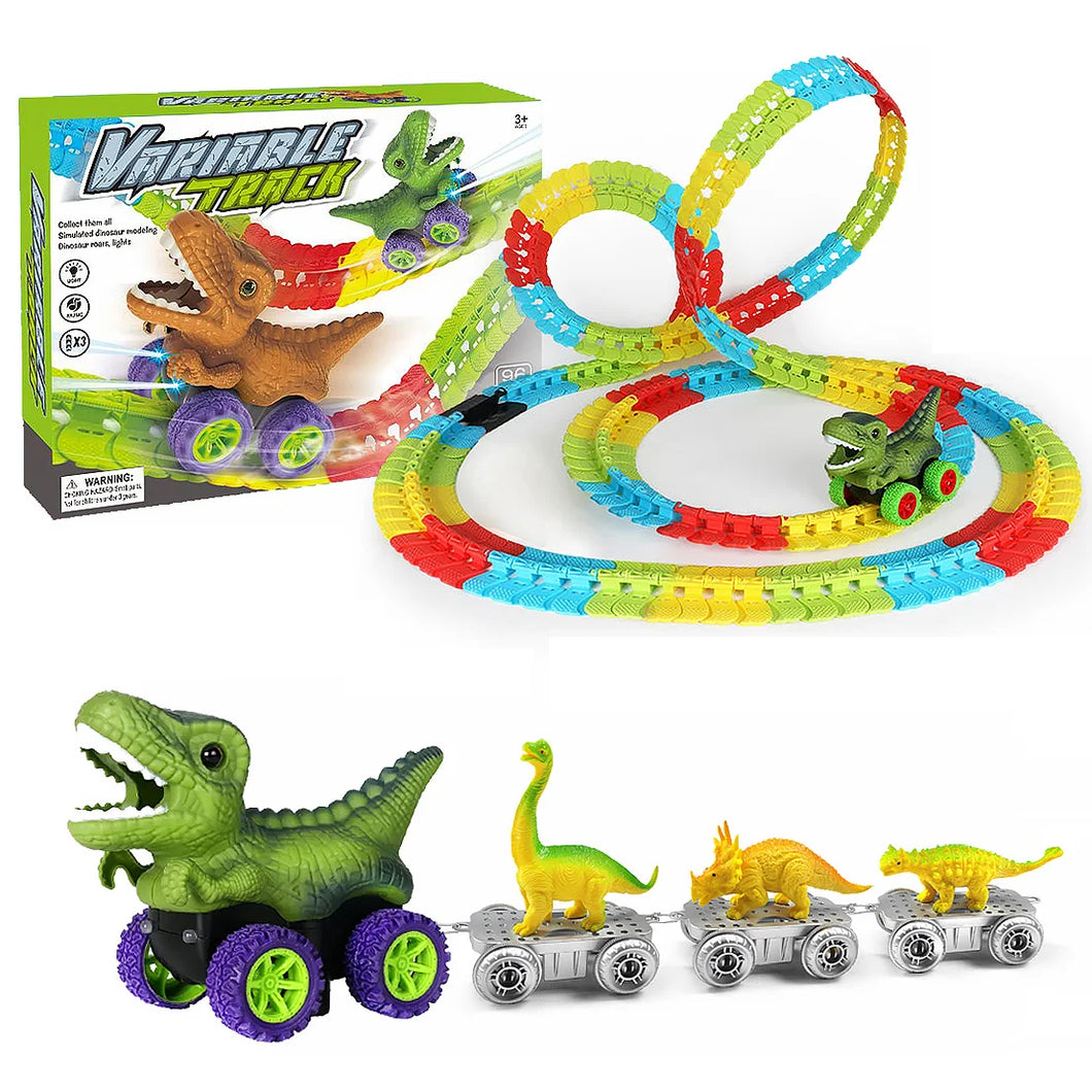 DinoRacer Track™ - Skrik av glädje - Racingset