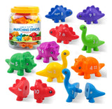 Matching Dino's – Roligt och lärorikt - Dino-spel med alfabet och siffror