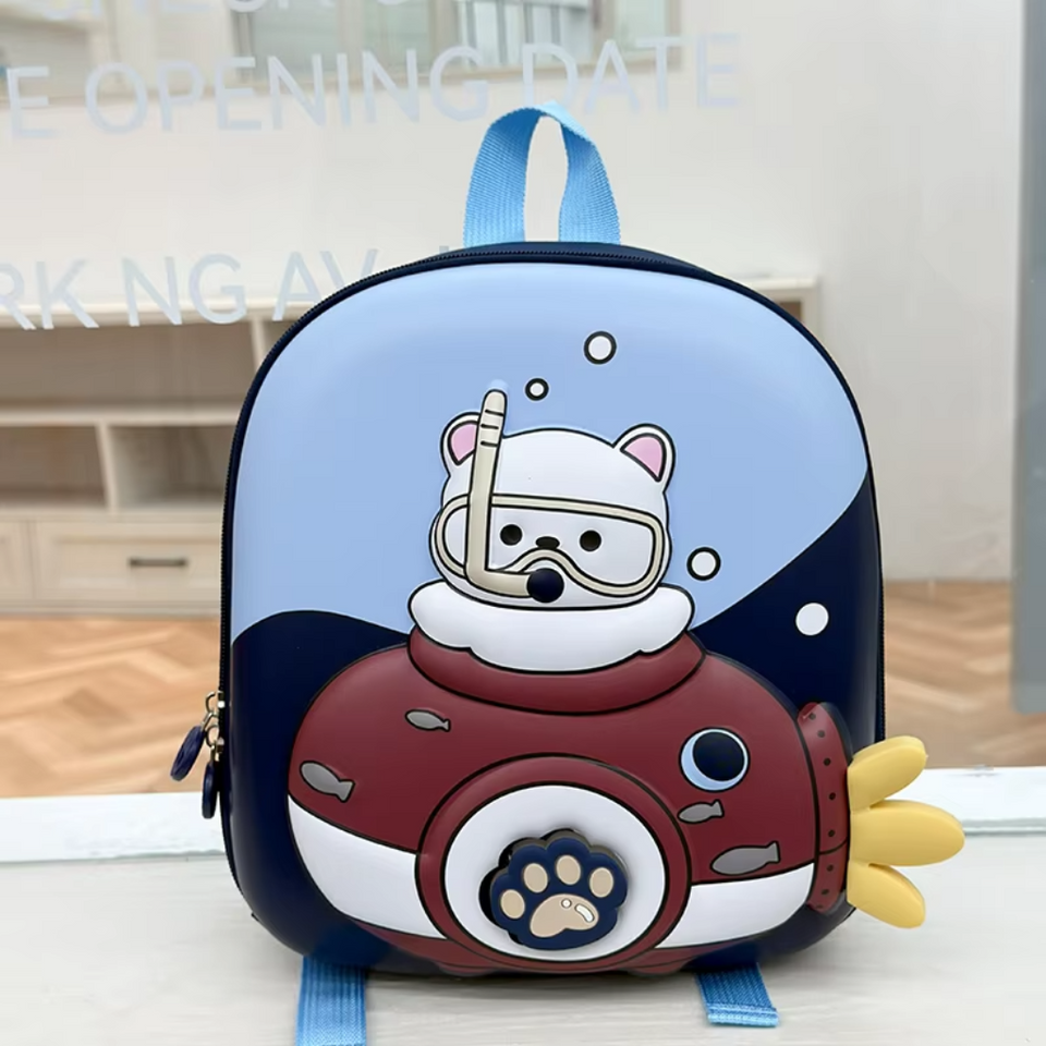 KiddoPack – Söt & praktisk – barnryggsäck med självlysande ben