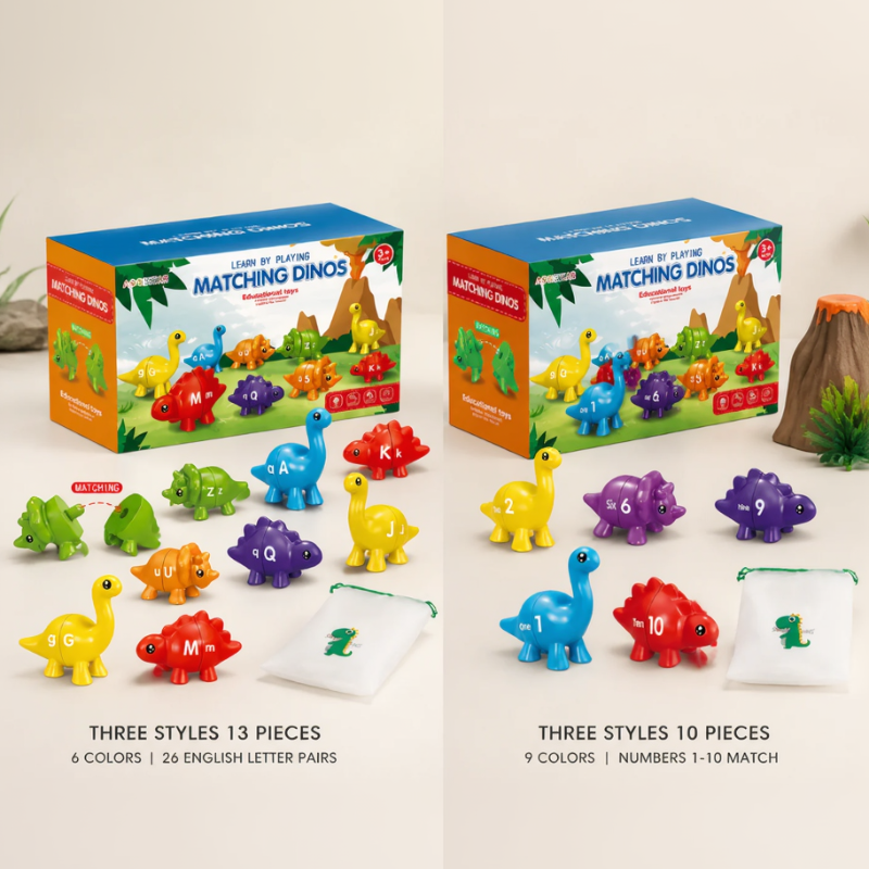 EduDino – Interaktivt & kreativt – Alfabetet, former och siffror med dinosaurier