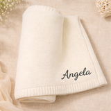 Personalized Baby Blanket – Mjuk & unik – Personlig broderad bomullsfilt