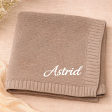 Personalized Baby Blanket – Mjuk & unik – Personlig broderad bomullsfilt