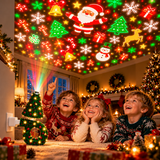 HolidayBeam – Festligt och stämningsfullt – USB-julprojektor med ljusmönster