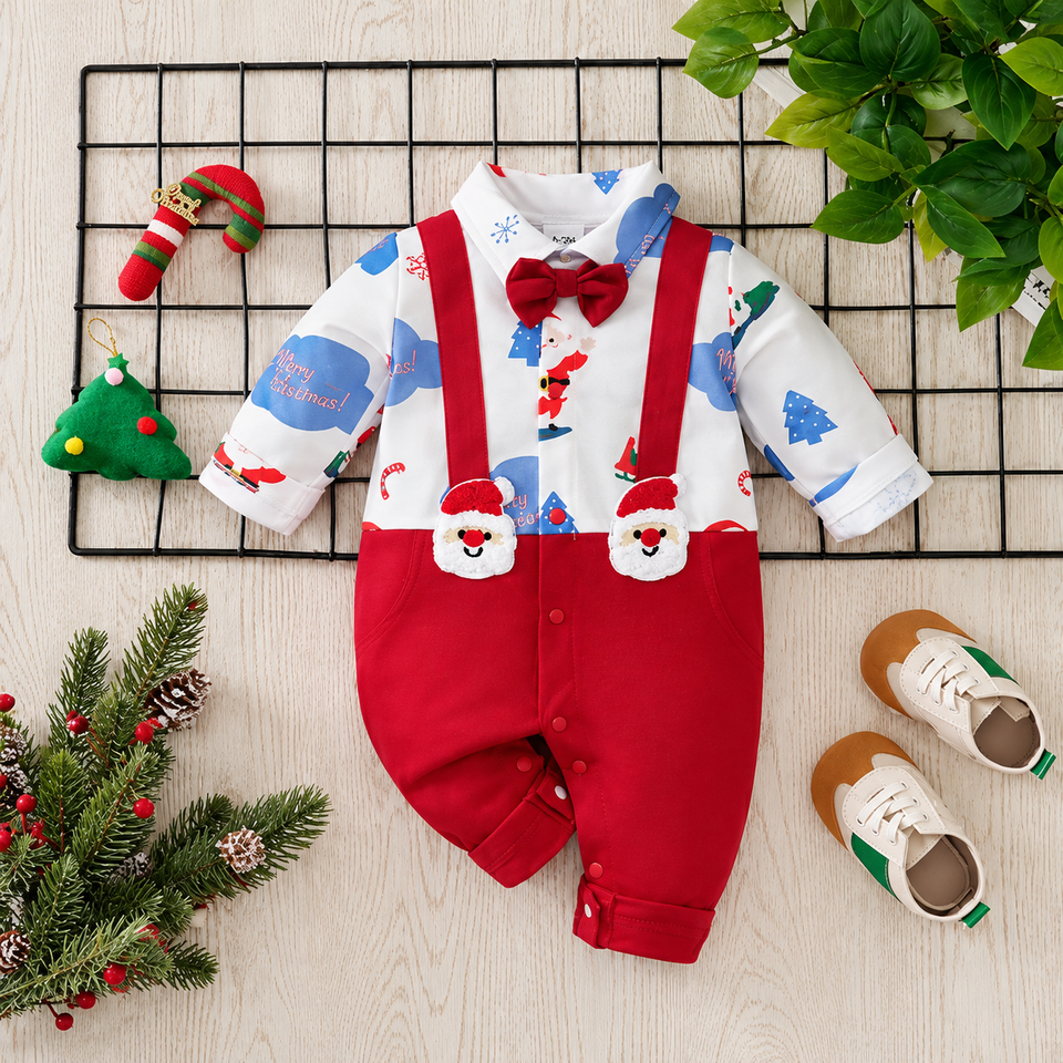 Mini Fashion™ - Mjukt material - Juldräkt för barn