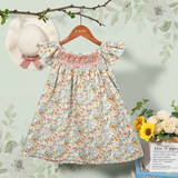 Floral Dress – Lätt och luftigt – Fladdrande ärmad klänning för flickor