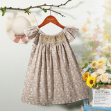 Floral Dress – Lätt och luftigt – Fladdrande ärmad klänning för flickor