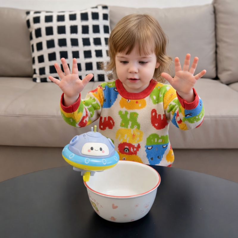 Tightrope Walking UFO Toy – Interaktivt & fascinerande – Balansrobot-leksaker