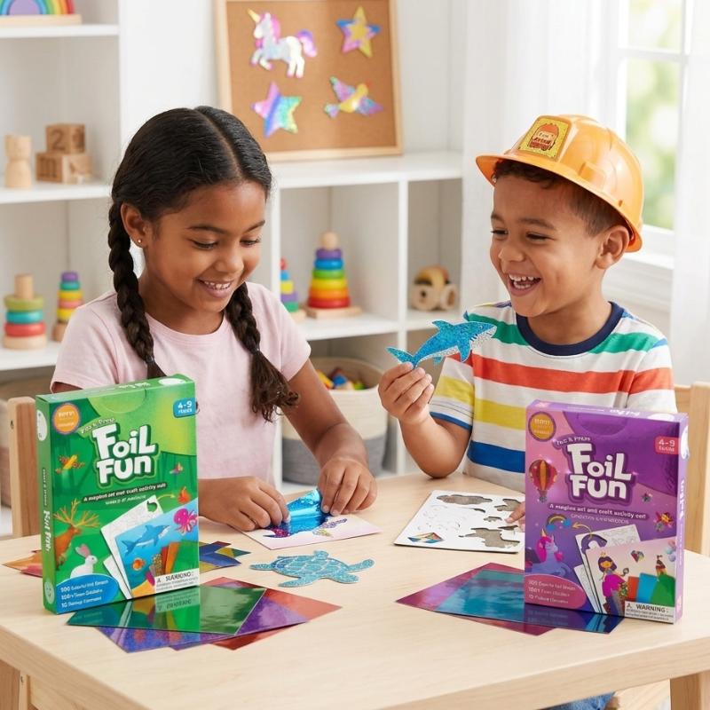 FoilMagic – Lekfullt & kreativt – Konstset med foliedekaler
