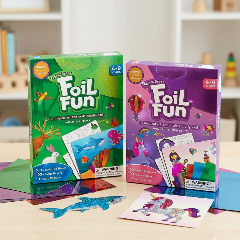FoilMagic – Lekfullt & kreativt – Konstset med foliedekaler