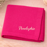 Personalized Baby Blanket – Mjuk & unik – Personlig broderad bomullsfilt