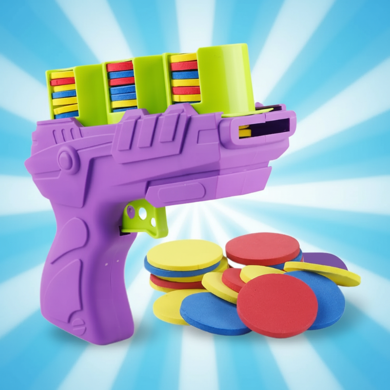 FunGun – Säker & pedagogisk – Skjutspelsset i skumplast