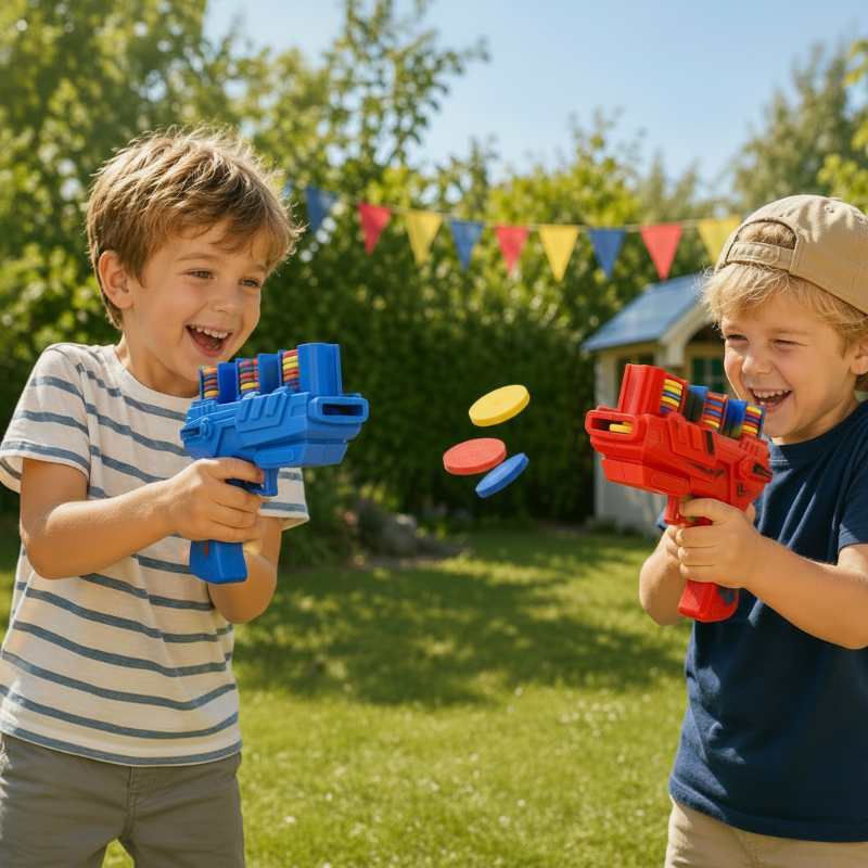 FunGun – Säker & pedagogisk – Skjutspelsset i skumplast