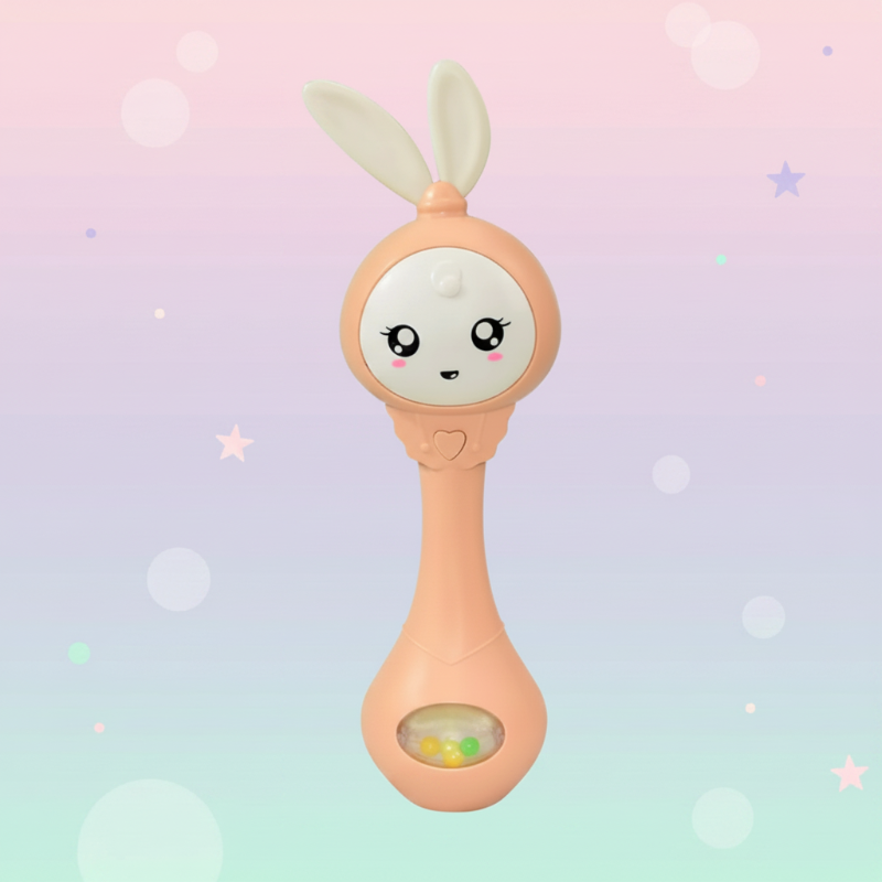 Fun Animal Rattle – Rolig & pedagogisk – Babyrassel