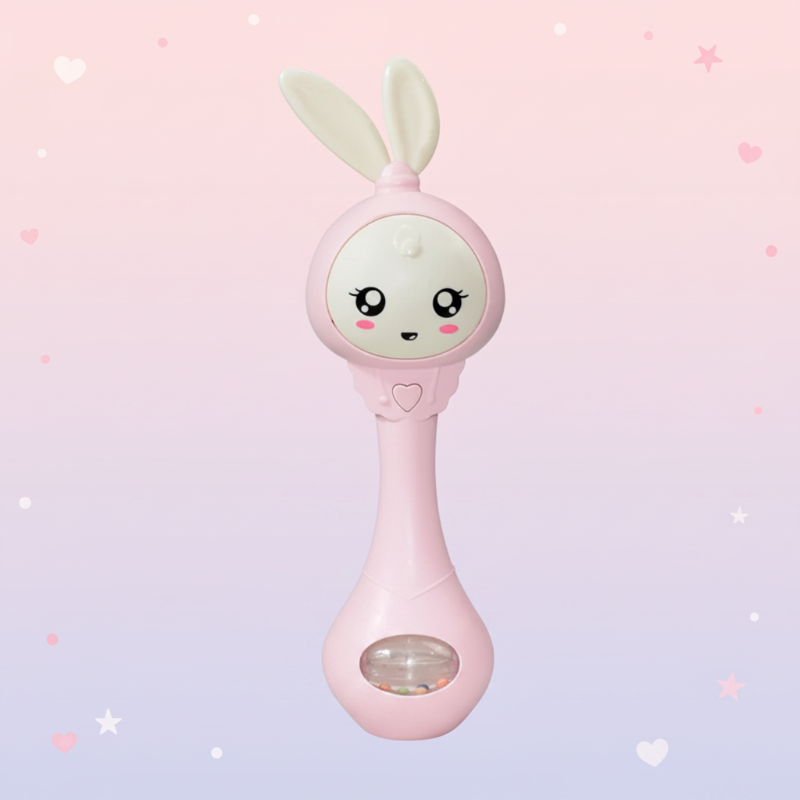 Fun Animal Rattle – Rolig & pedagogisk – Babyrassel