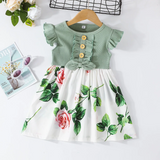 Garden Dress – Sommar & Fräscht – Blommig klänning för flickor