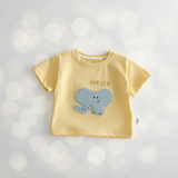LittlePatch – Tecknad film & Roligt  – Barn-T-shirt med tecknade film-patchar