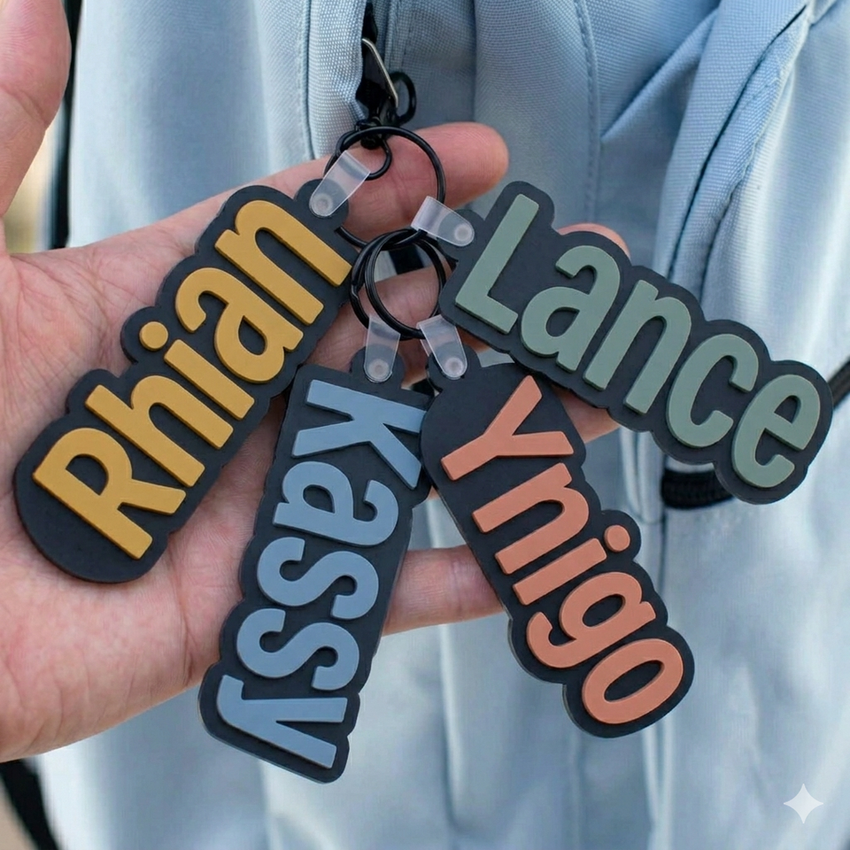 Custom Acrylic Keychain – För väskor och nycklar –  Personlig nyckelring