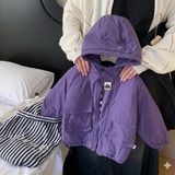 LiloWear – Vindtät och vattenavvisande – Barnvindjacka med huva