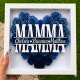 Personalized Rose Shadow Box – En unik morsdagspresent – en personlig skuggbox med rosor