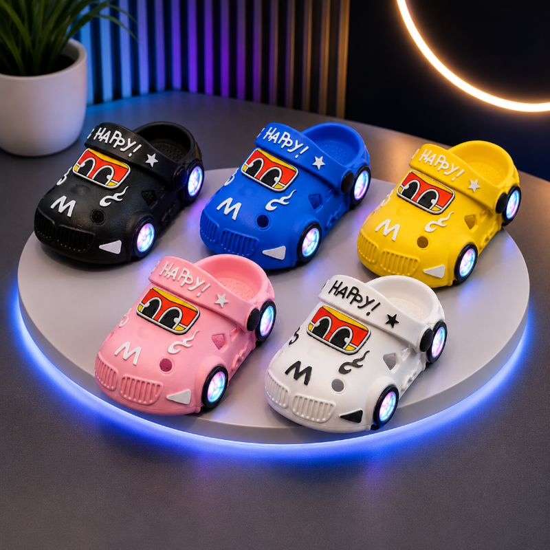 GlowRun – Snyggt & roligt – LED-tofflor för bilen