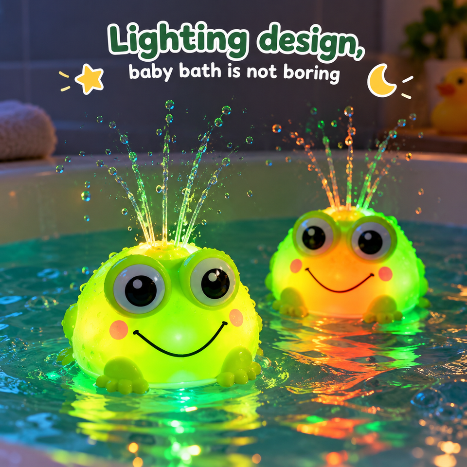 FrogSplash – Glad & interaktiv – Automatisk vattenfontän