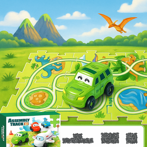 Car Track™ - Bygg, lek och upptäck - Set med leksaksbilar