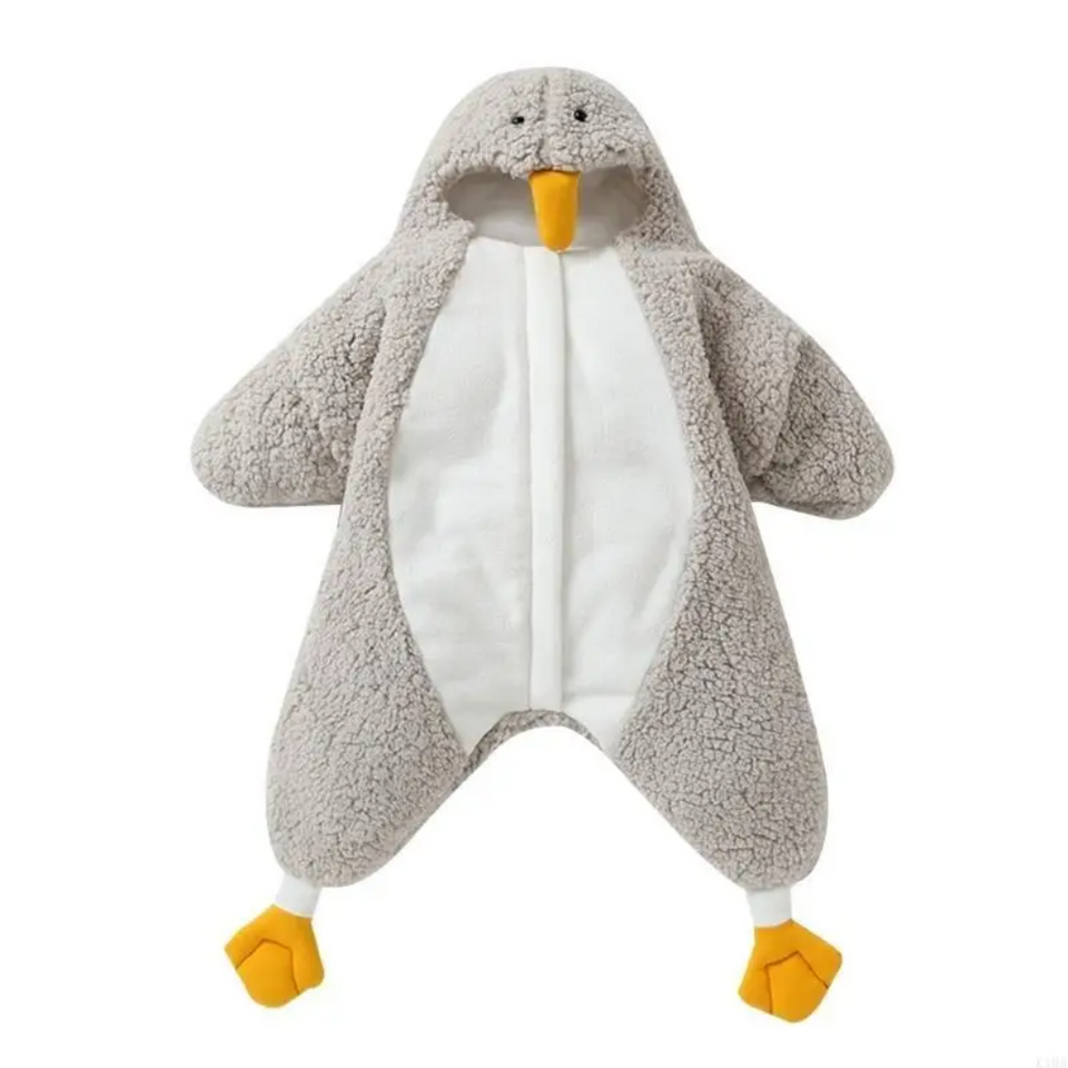 LittlePenguin – Mjuk & varm – Sovsäck i form av en pingvin-jumpsuit för spädbarn