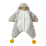LittlePenguin – Mjuk & varm – Sovsäck i form av en pingvin-jumpsuit för spädbarn
