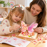 BloomBook – Romantiskt & kreativt – 3D-blombok med rosor och fjärilar