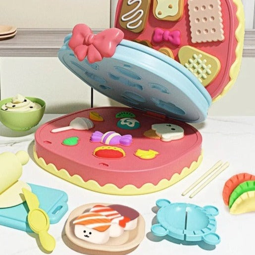 Cake Play Dough Set™ - Oändligt roligt med färgglada kreationer - Leklera
