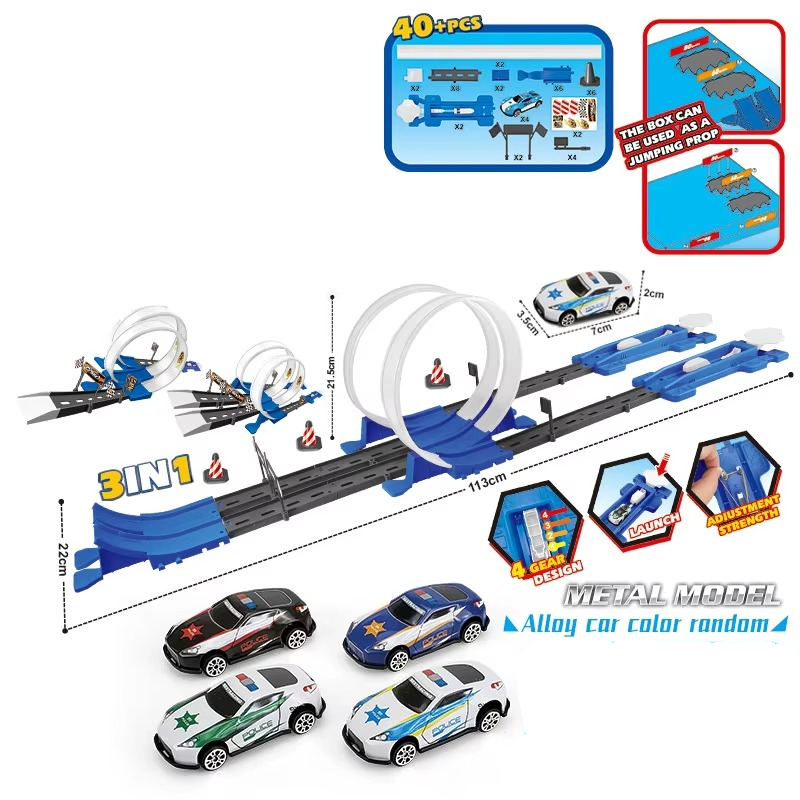 Double Race Track™ - Kreativt & roligt - Looping racerbana