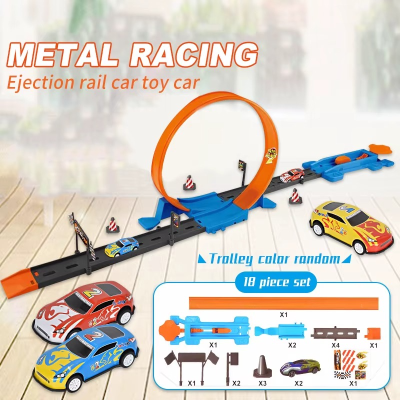 Double Race Track™ - Kreativt & roligt - Looping racerbana