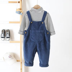 TinyTrend – Bekväma och eleganta – Ribbstickade trädgårdsbyxor