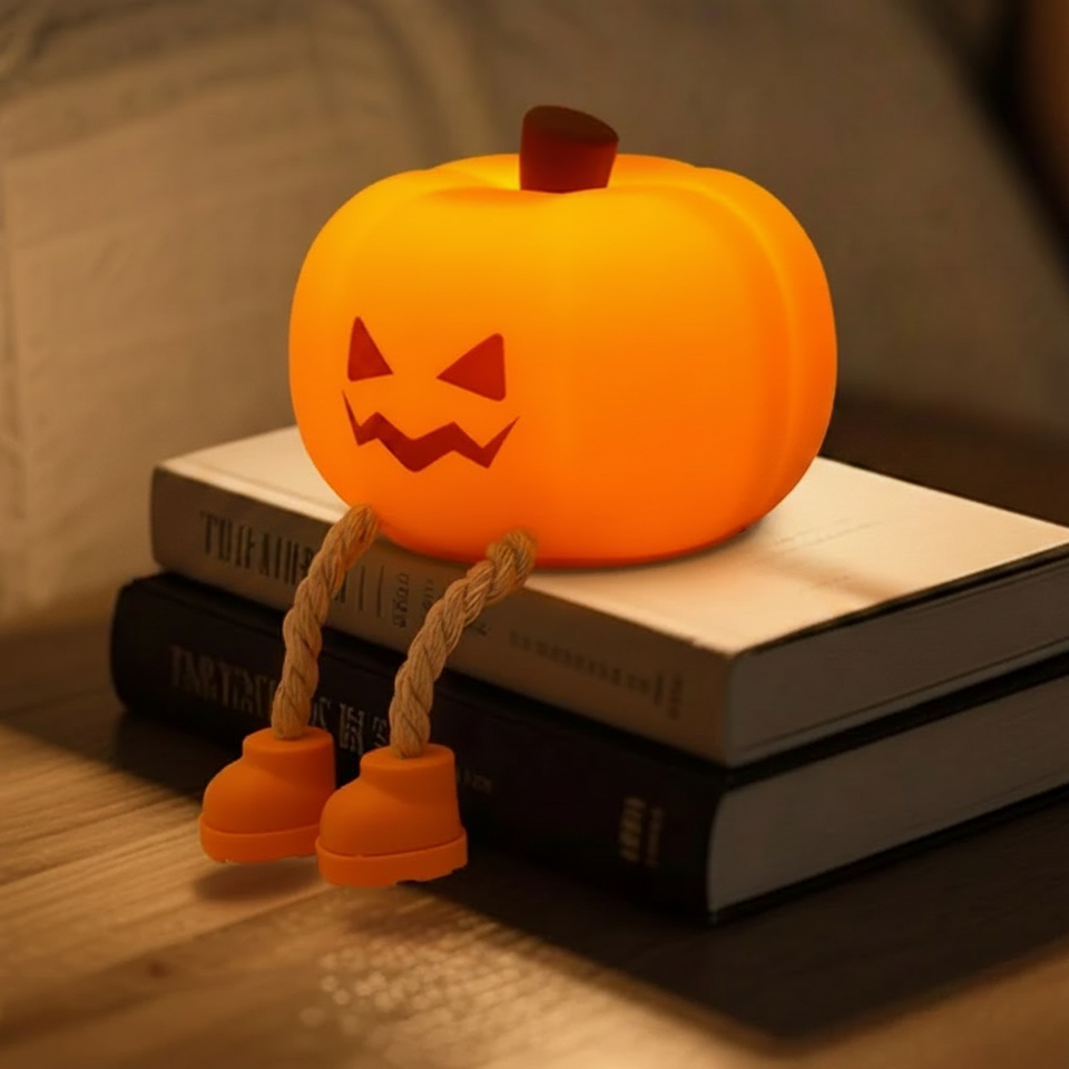 SpookyLamp – Gulligt & stämningsfullt – Halloween-nattlampa