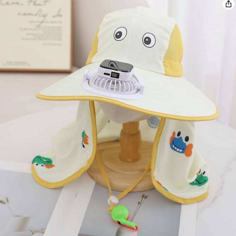 HappyShade – Solskydd & kylning – Sommarhatt för barn med fläkt