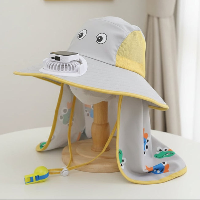 HappyShade – Solskydd & kylning – Sommarhatt för barn med fläkt