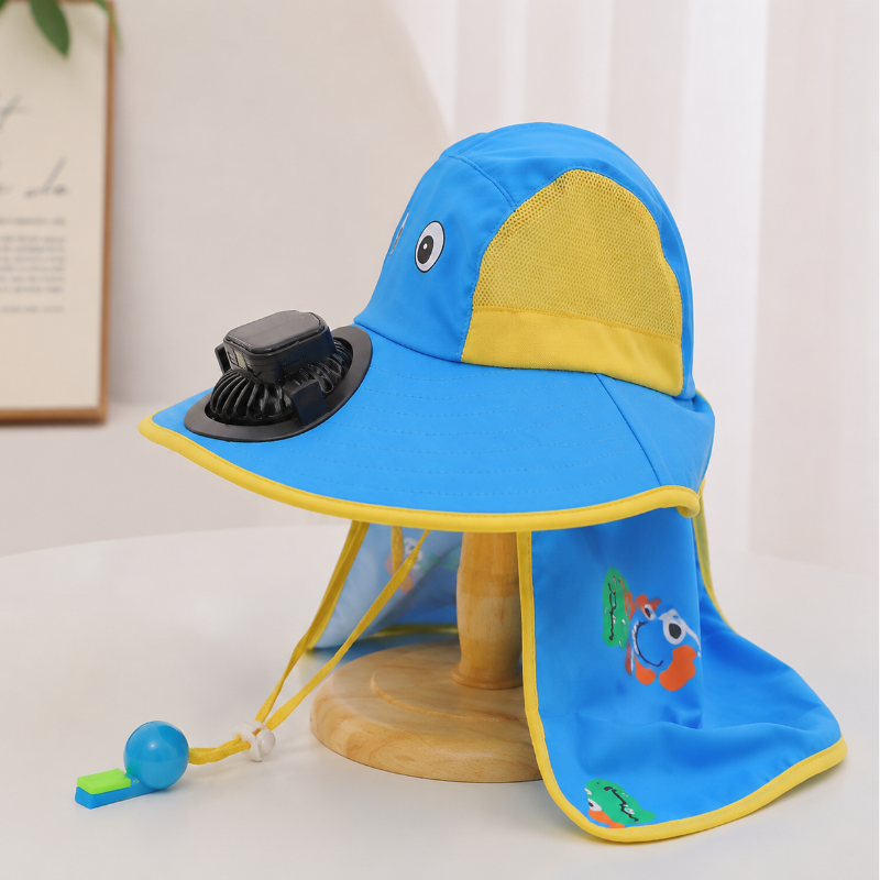 HappyShade – Solskydd & kylning – Sommarhatt för barn med fläkt