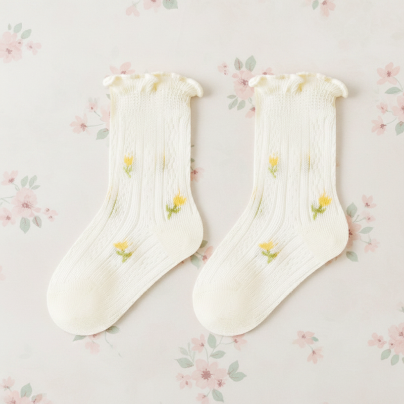 HappyToes – Färgglada & söta – babystrumpor (5-pack)