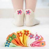 PlayfulToes – Färgglada & mjuka – korta barnstrumpor (5-pack)