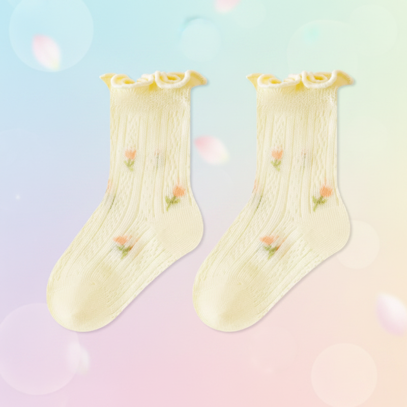 HappyToes – Färgglada & söta – babystrumpor (5-pack)
