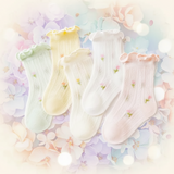 HappyToes – Färgglada & söta – babystrumpor (5-pack)