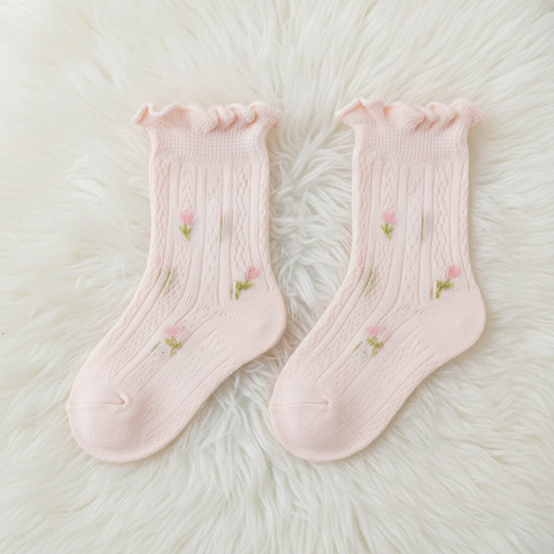 HappyToes – Färgglada & söta – babystrumpor (5-pack)