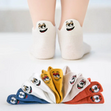 PlayfulToes – Färgglada & mjuka – korta barnstrumpor (5-pack)