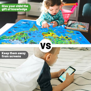 LittleExplorers – Lära sig & leka – Djurens världskarta