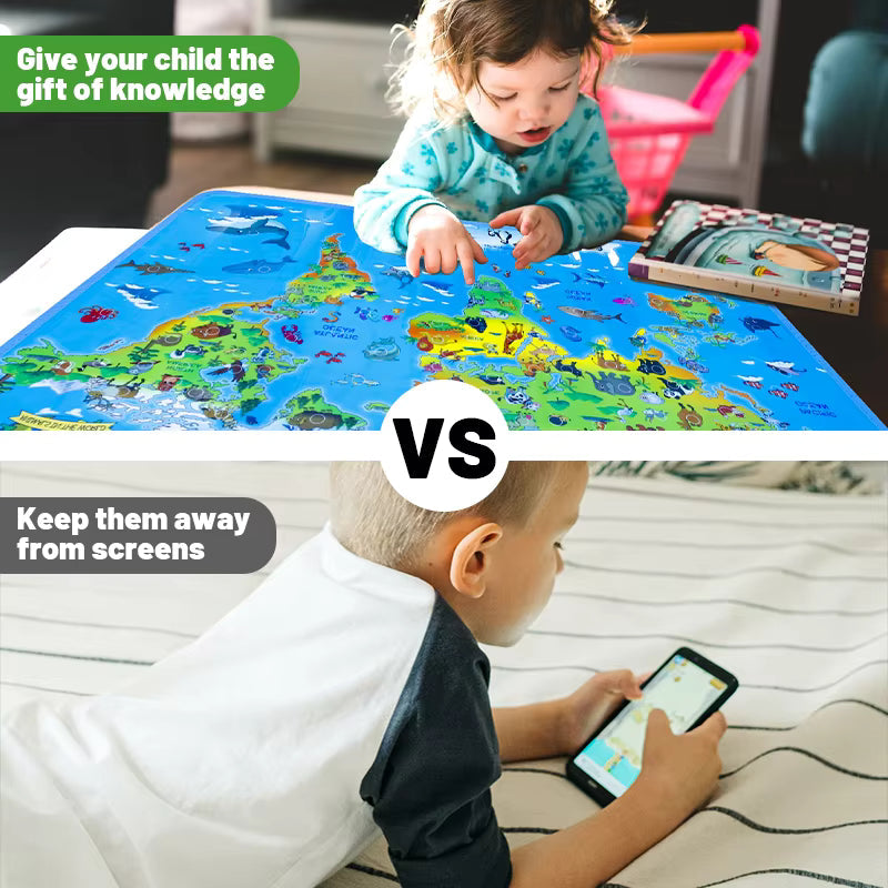 LittleExplorers – Lära sig & leka – Djurens världskarta