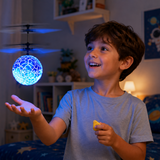 HoverFun – LED-belysning & pedagogiskt – Flygande fyrrotor-drönare