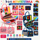 7-in-1 Busy Board – Motorik & inlärning – Aktivitetstavla