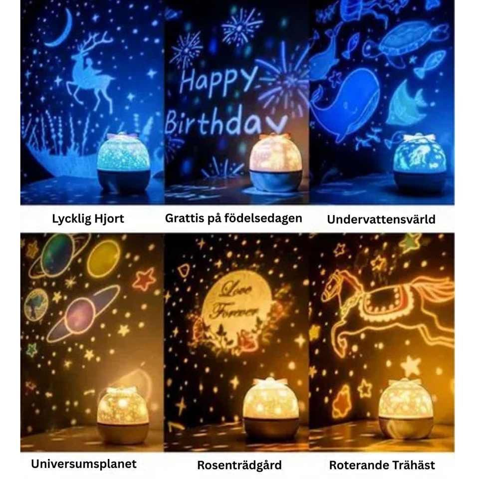 SkyProjector™ | Få ditt barn att somna snabbt! - Unik nattlampa