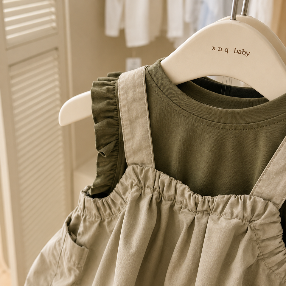 LittleStar – Komfort & stil – Barnklänning med volanger för en sommarlook
